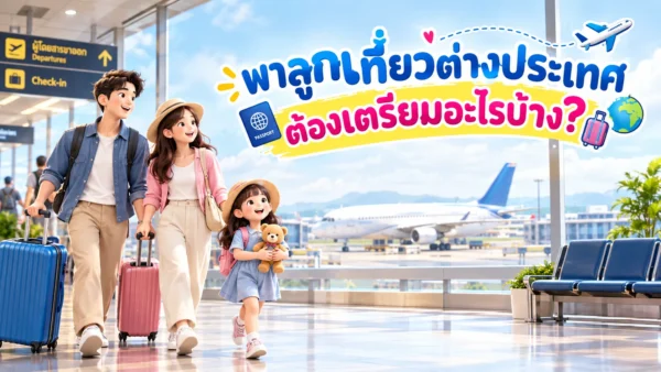 เด็กดินทางไปต่างประเทศต้องใช้เอกสารอะไร